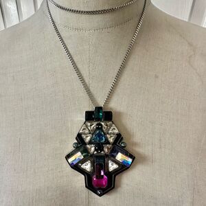 Swarovski Buzz Multi-Color Crystal Pendant Necklace